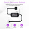 The UV-C Ultraviolet Light - 0.5 GPM features an electronic ballast with cables, LED indicators, audible alarm, and auto flow sensor for monitoring and maintaining undersink UV sterilizer systems to ensure chemical-free water disinfection.