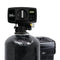 The Whole House Water Softener System - 3-4 Bathrooms - 48,000 Grain features a black tank with a digital control panel and a matching brine tank, offering an ideal solution for whole house water softening.