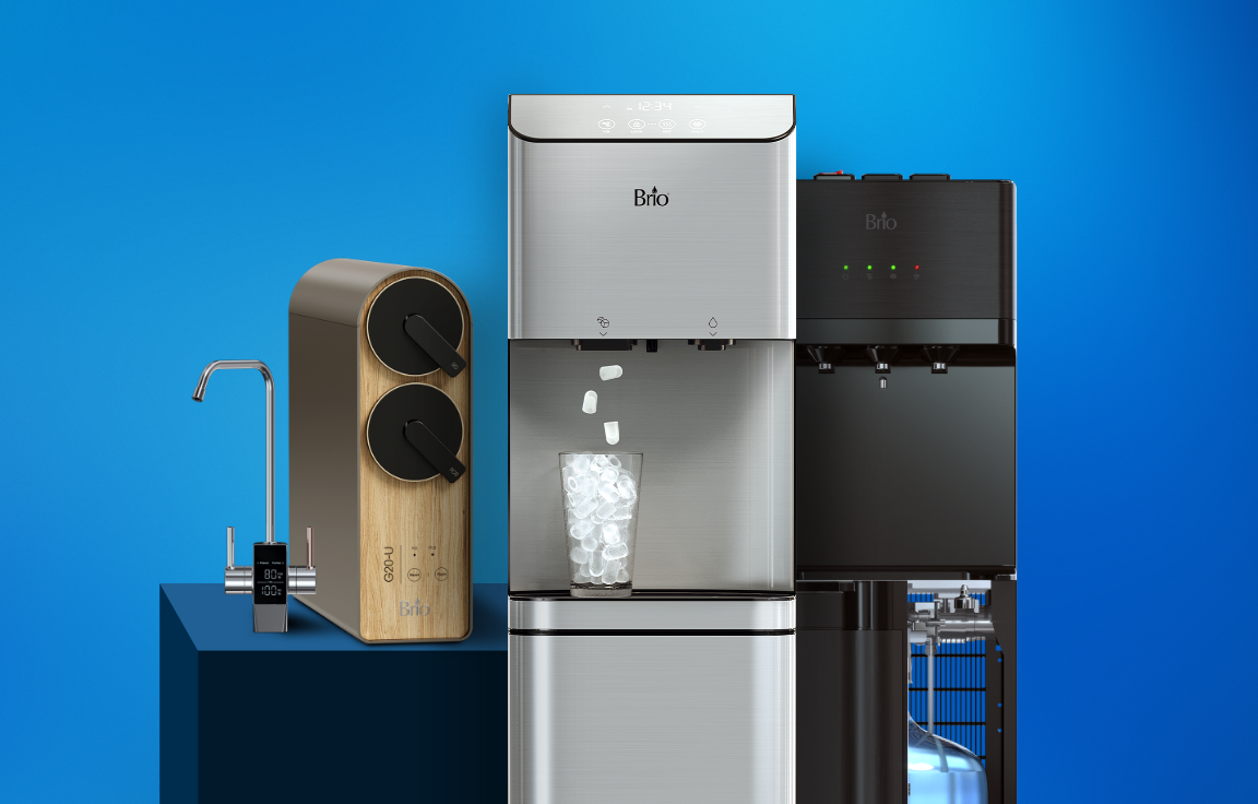 Brio self cleaning bottom 2024 loading water cooler water dispenser