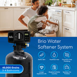 Whole House Water Softener System - 45,000 Grains - 10" x 54"