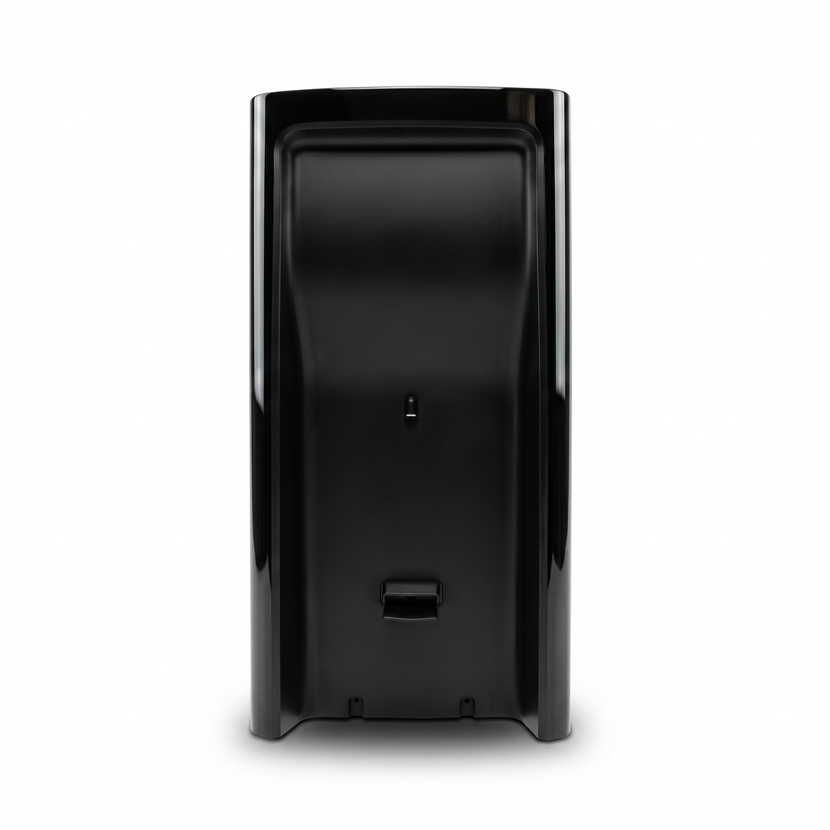 Black lower door for 320 Top Load Dispenser with Pet Station on a white background.
