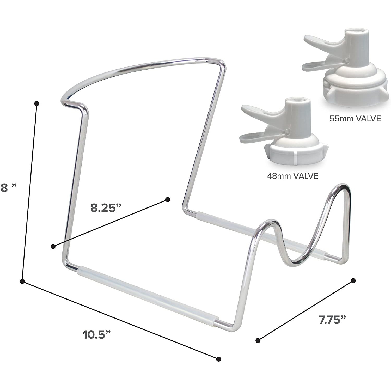 Brio Metal-Plated Water Bottle Stand