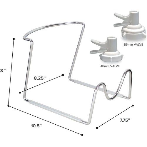 Brio Metal-Plated Water Bottle Stand