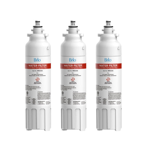 Brio 602OA Refrigerator Filters (3-Pack) – LG LT800P, ADQ73613401, Kenmore 9490, 46-9490, 469490