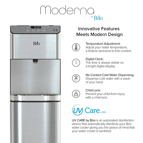 Brio Moderna Touchless 3-Stage Bottleless Water Cooler