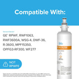 Filtro de refrigerador Brio 6019A - Compatible con GE RPWF, RWF1063, RWF3600A, WSG-4, DWF-36, R-3600, MPF15350 