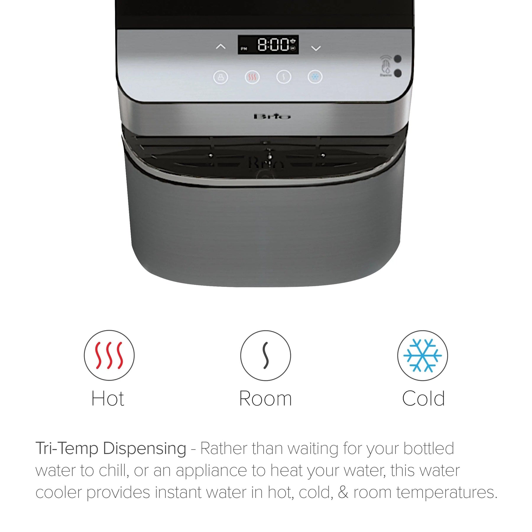 Brio Moderna Touchless 3-Stage Bottleless Water Cooler