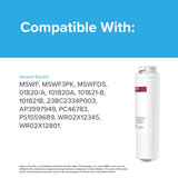 Filtro de refrigerador Brio 6022A - Compatible con GE MSWF, 101820A, 101821B, RWF1500A 