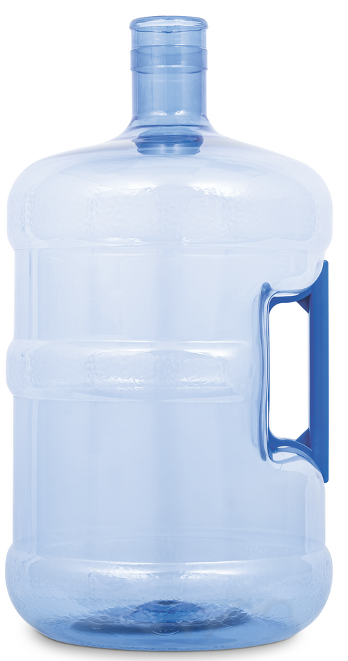 Botella de agua con tapa corona sin BPA de 3 galones 
