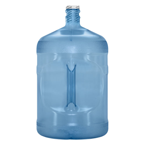 Botella de agua de policarbonato de 5 galones con tapón de rosca