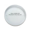 A white 120mm screw cap with a polyethylene foam liner, seen from above. Designed for the 5-Gallon Polycarbonate Big Mouth Bottle, "120mm SCREW CAP Polyethylene Foam Cap Liner" is printed on its interior liner.