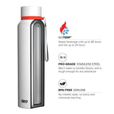 GEO 28 oz. Double Wall Stainless Steel Sports Bottle - Multiple Colors