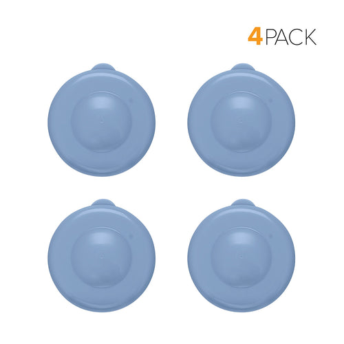 Snap-On Crown Top Water Bottle Cap (4-Pack) - Multiple Colors