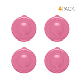 Snap-On Crown Top Water Bottle Cap (4-Pack) - Multiple Colors