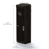 Hot and Cold Water Dispenser Cooler Top Load, Black, Brio Premiere - water cooler