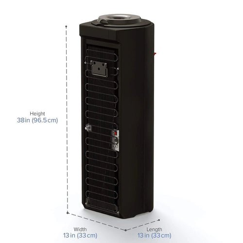 Hot and Cold Water Dispenser Cooler Top Load, Black, Brio Premiere - water cooler
