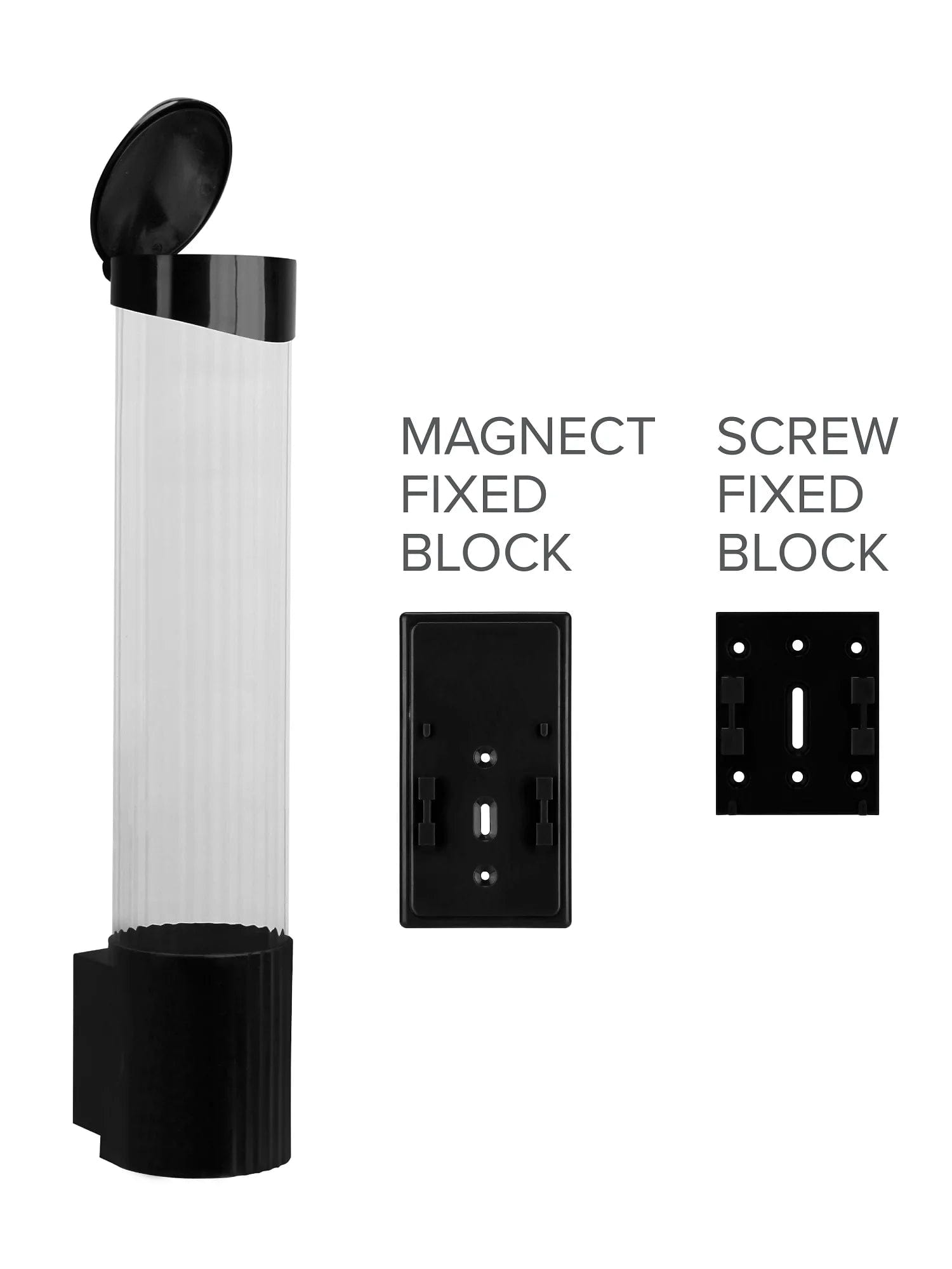 Brio Cup Dispenser, Black