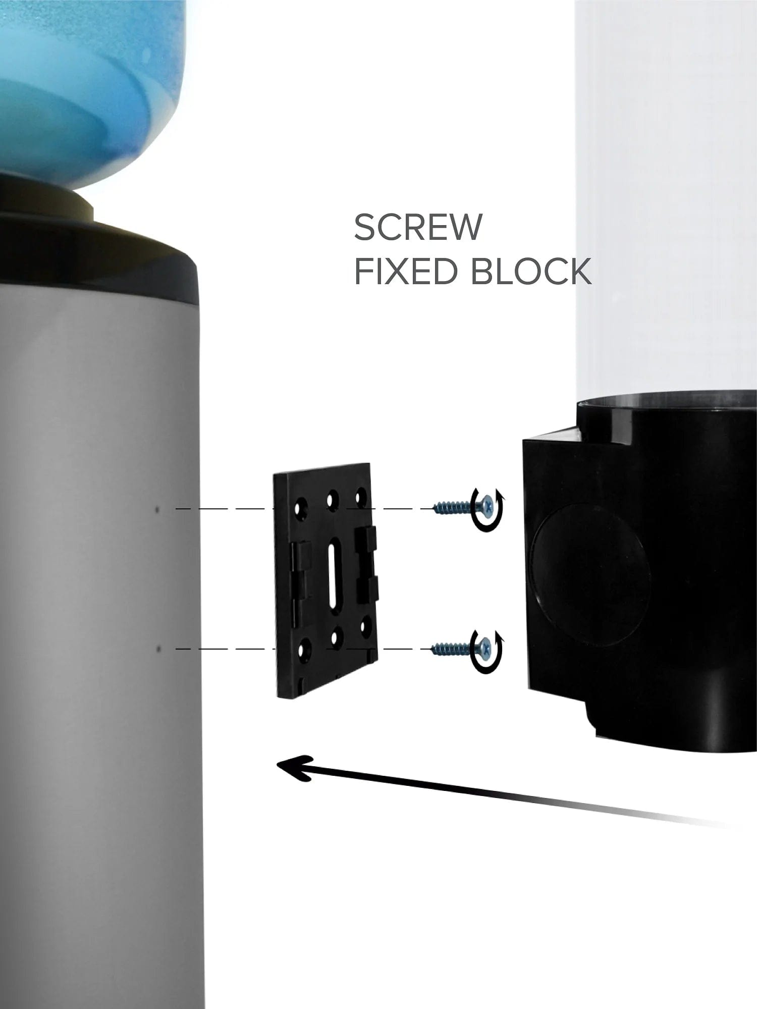 Brio Cup Dispenser, Black