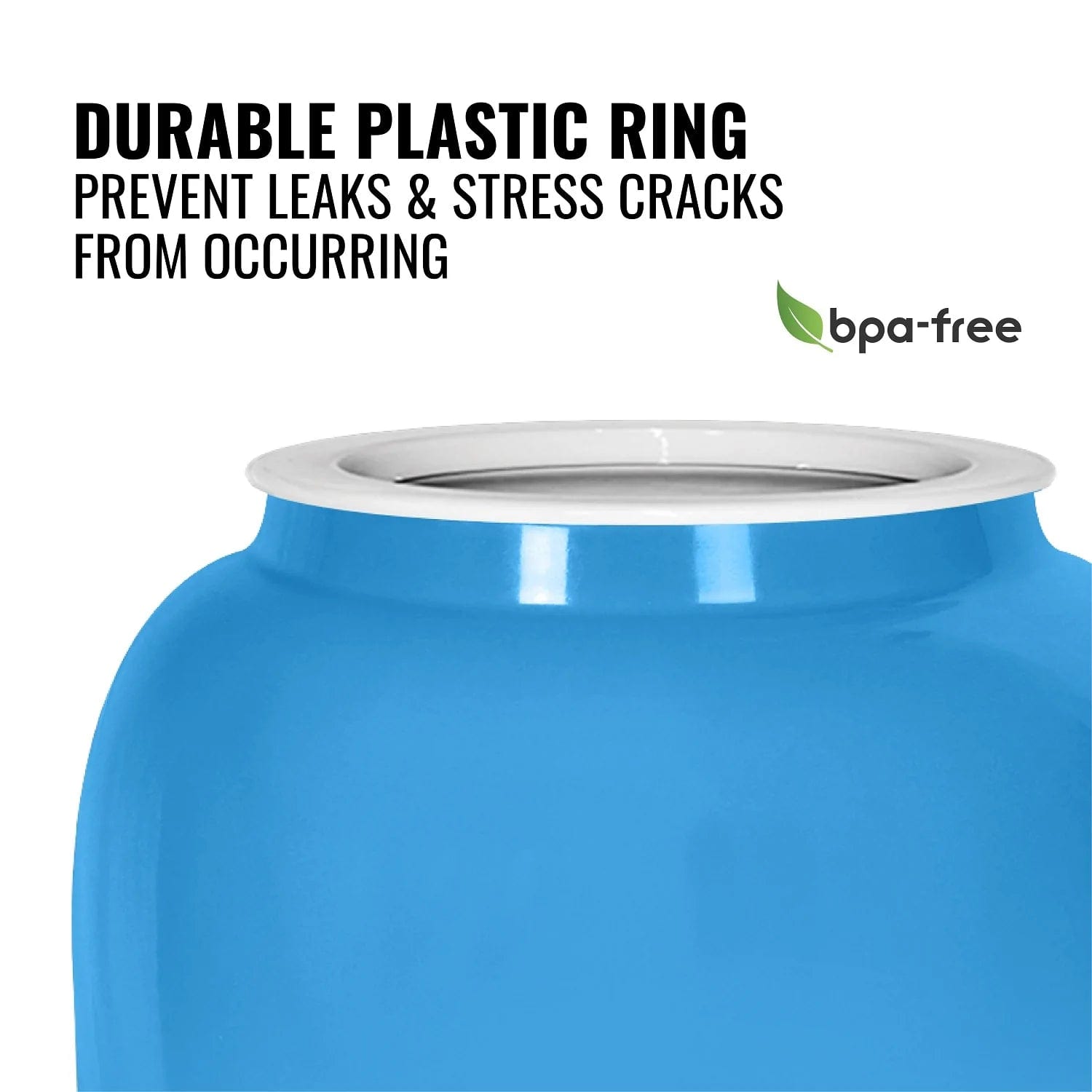 GEO Porcelain Ceramic Crock Water Dispenser – Baby Blue