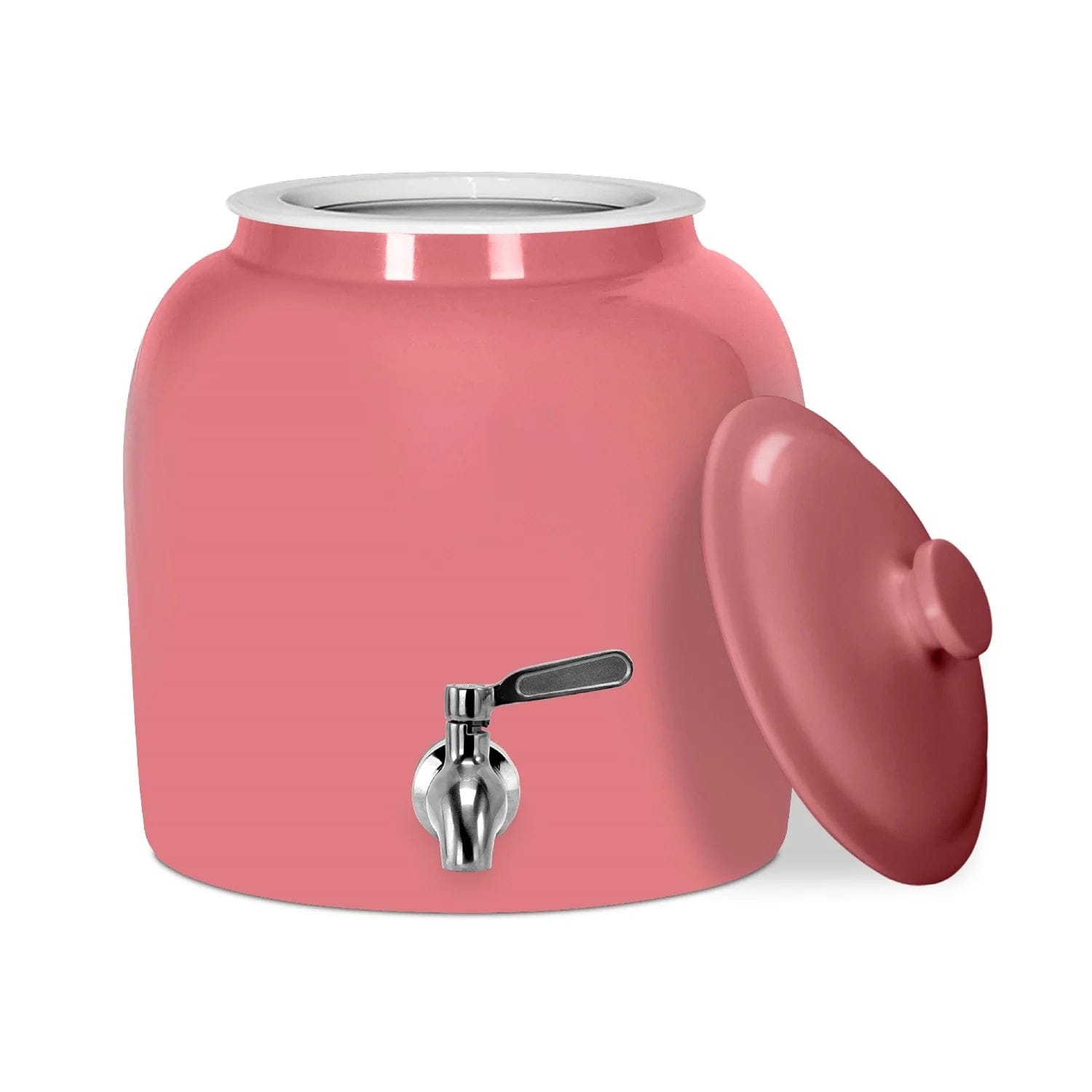 GEO Porcelain Ceramic Crock Water Dispenser – Pink