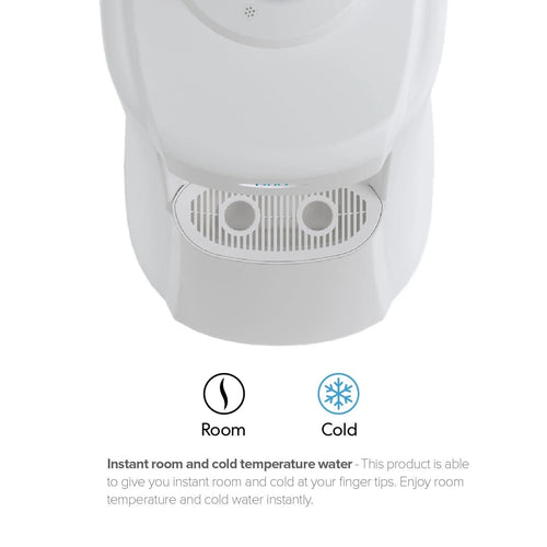 Brio 500 Series (Room/Cold) Curved White Top Load Water Cooler