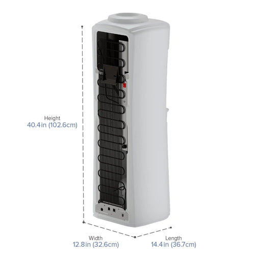 Brio 500 Series (Room/Cold) Curved White Top Load Water Cooler