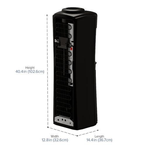Brio 500 Series (Room/Cold) Curved Black Top Load Water Cooler