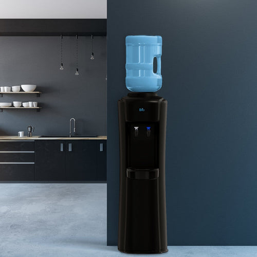 Brio 500 Series (Room/Cold) Curved Black Top Load Water Cooler