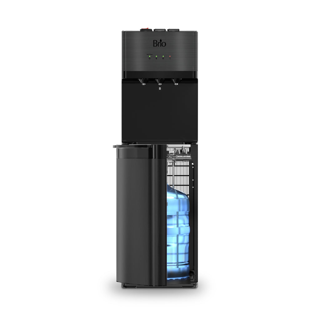 Great Value Bottom Loading Hot/Cold/Room Temp. Water Dispenser, Black Water  Cooler