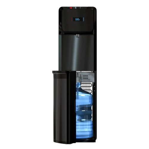 Enfriador de agua de carga inferior negro Brio 600 Slim Series
