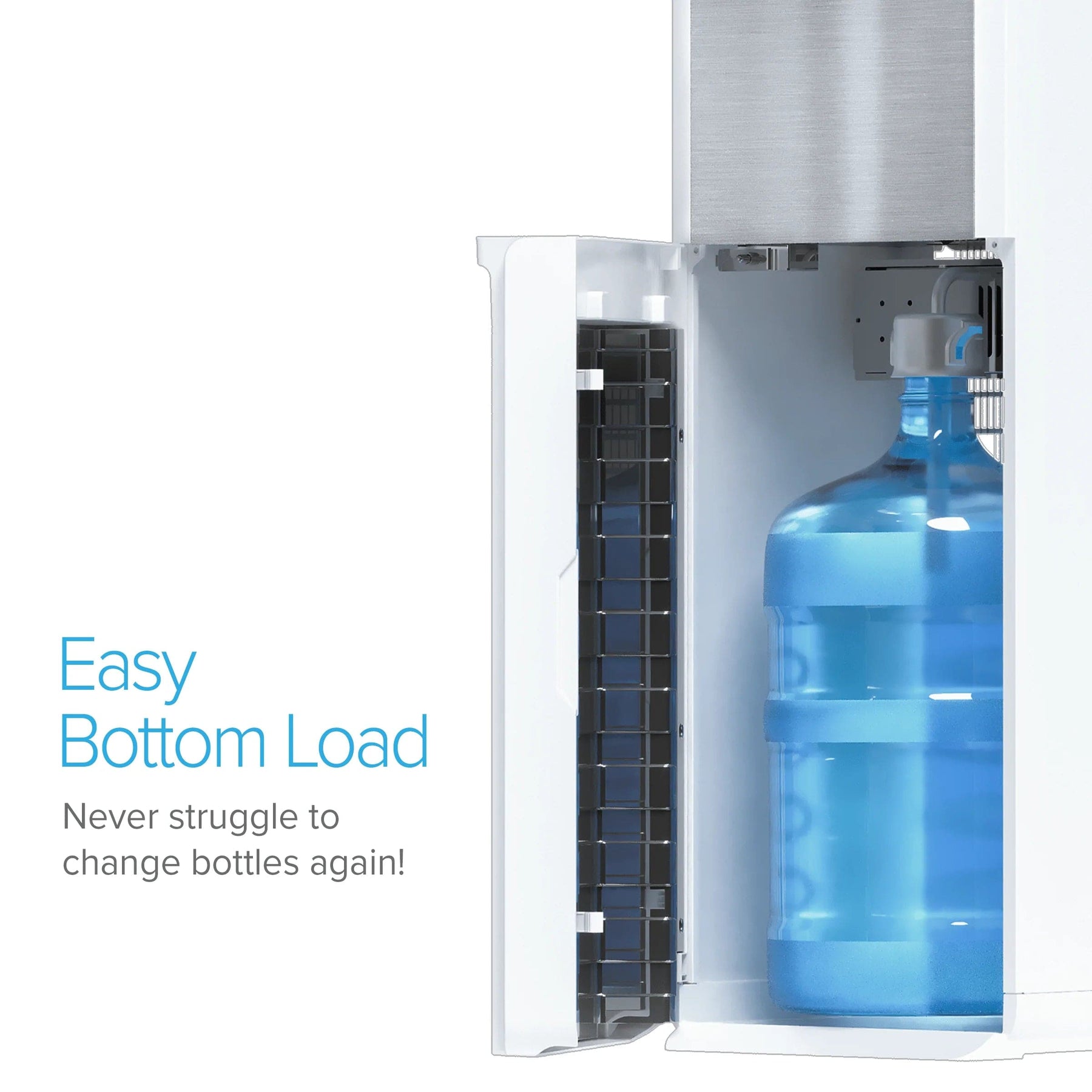 Enfriador de agua de carga inferior blanco Brio 600 Slim Series