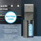 The Bottom Load Bullet Ice & Hot/Cold Water Stainless Steel Dispenser - Moderna 720 Ice features a convenient bottom-load design with an open lower door revealing the water bottle inside. Its modern style complements any décor, making it ideal for homes and offices. Easy bottle changes and an optional bullet ice dispenser provide added convenience, letting you enjoy refreshing beverages anytime.