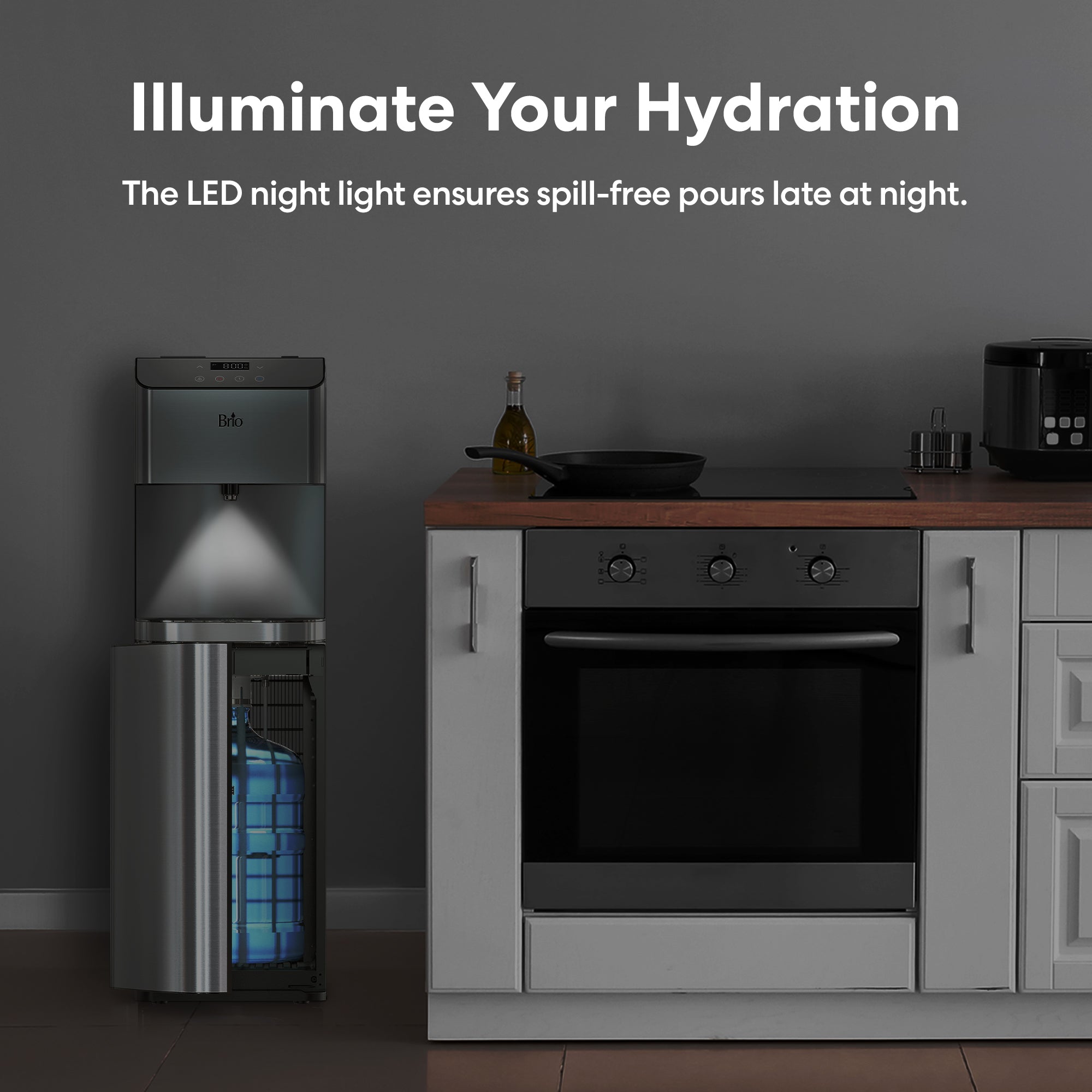 Brio Moderna Self Cleaning Advanced Bottom Load Water Cooler Brio Water