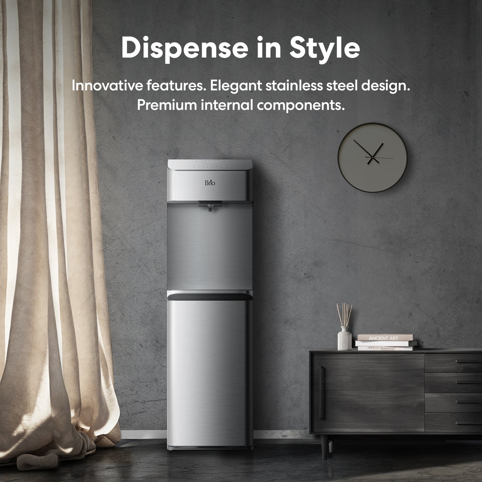 Moderna 730 Series SelfCleaning Bottom Load Water Cooler Brio Brio