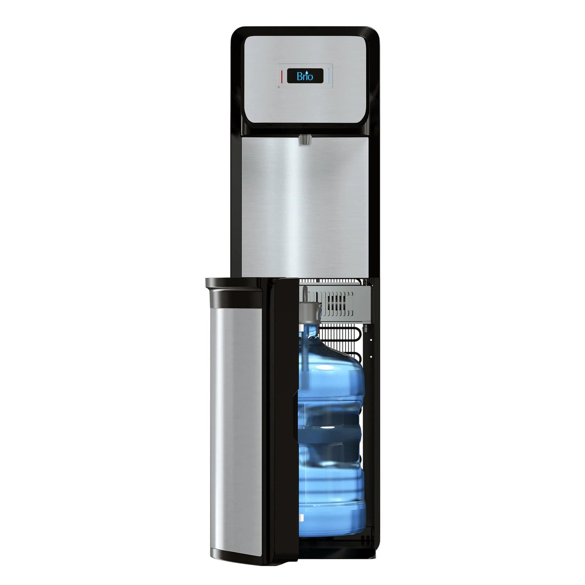 Brio 600 Slim Series Bottom Load Water Cooler, Stainless Brio Water