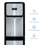 Brio 600 Slim Series Touch Dispense Stainless Bottom Load Water Cooler