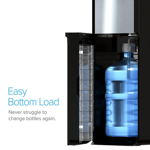 Brio 600 Slim Series Touch Dispense Stainless Bottom Load Water Cooler