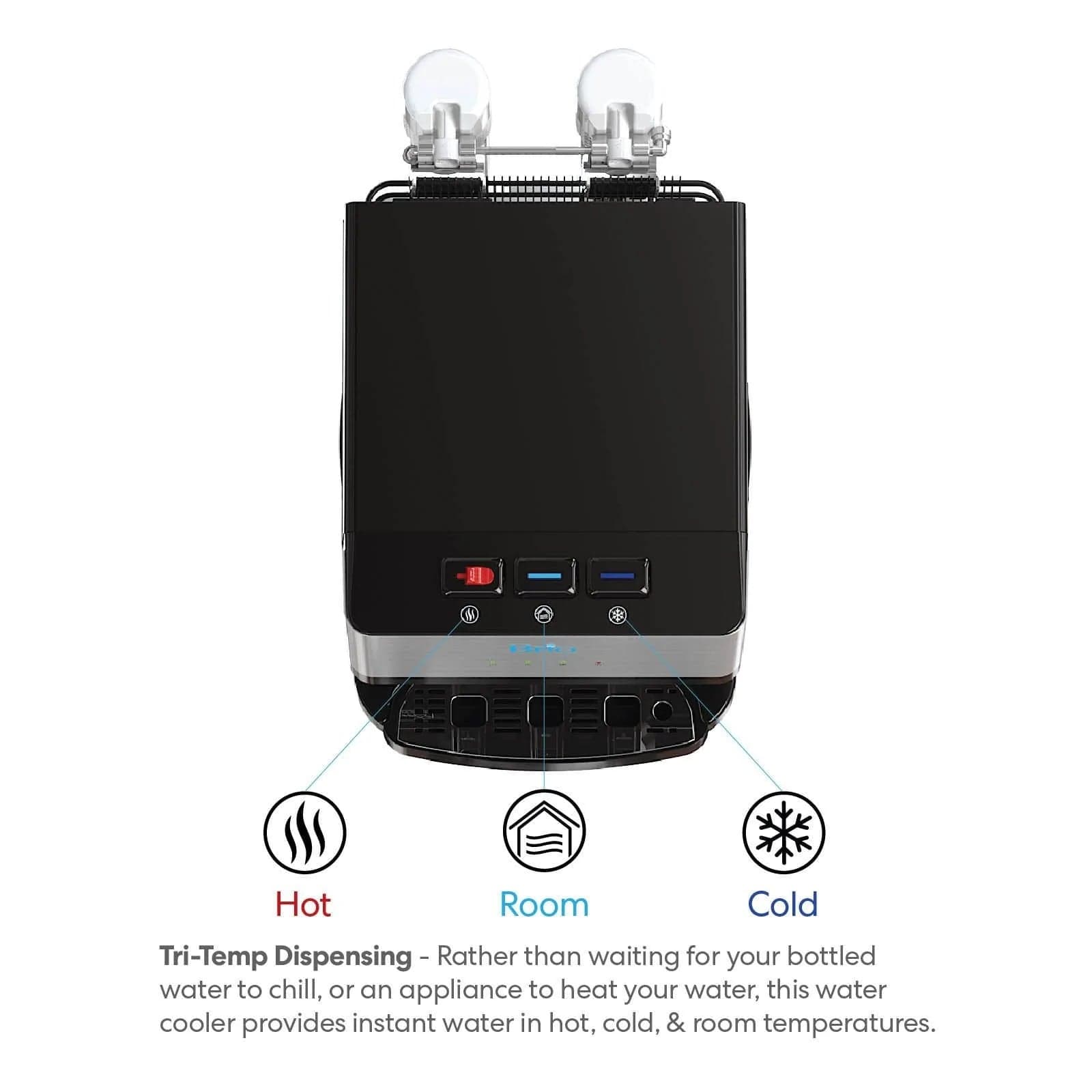 500 Series 2-stage UV Self-Cleaning Countertop Water Cooler - water cooler