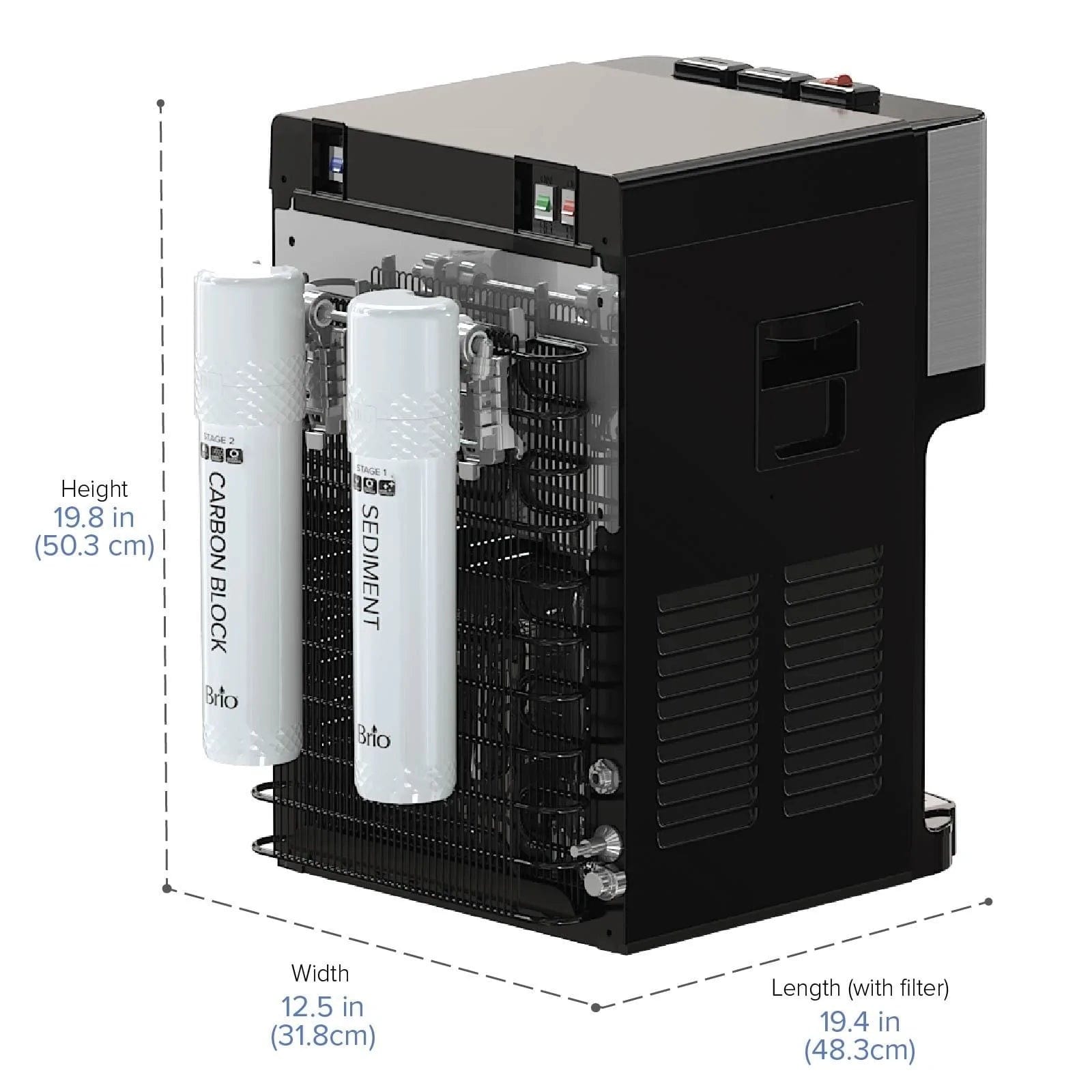 500 Series 2-stage UV Self-Cleaning Countertop Water Cooler - water cooler