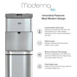 Brio Moderna Touchless 4-Stage Reverse Osmosis Bottleless Water Cooler