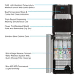 Brio 400 Series 4-Stage Reverse Osmosis Bottleless Water Cooler
