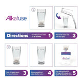 Bolsas de filtro de agua alcalina portátiles Brio Alkafuse (4 bolsas)