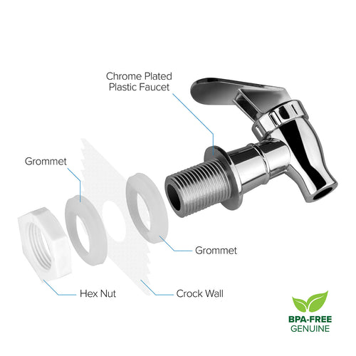Brio Water Dispenser Replacement Valve - Multiple Colors