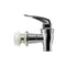 The Brio Water Dispenser Replacement Valves (12-Pack) in multiple colors feature a shiny metal spigot with lever handle, ideal for porcelain water crocks and bottle dispensers. Each BPA-free valve has a threaded end and white gasket for secure attachment.