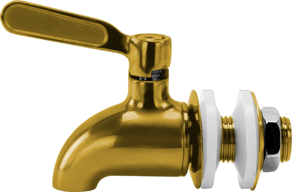 Brio Beverage Dispenser Replacement Spigot, Gold