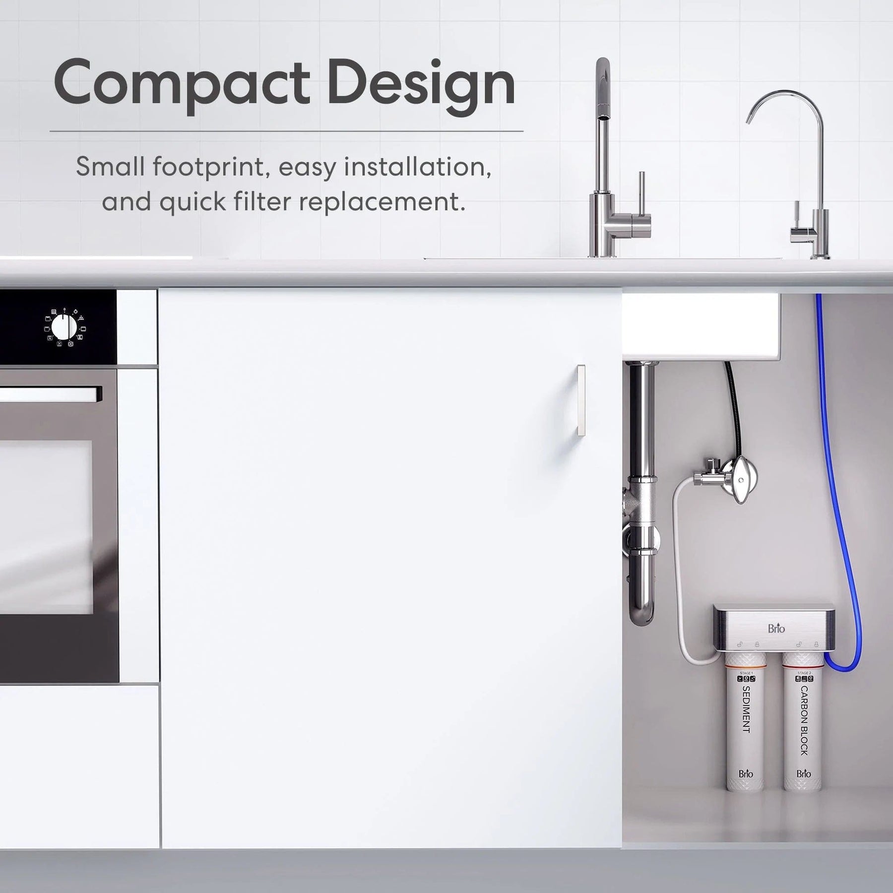 Brio 2-Stage Undersink Filtration System