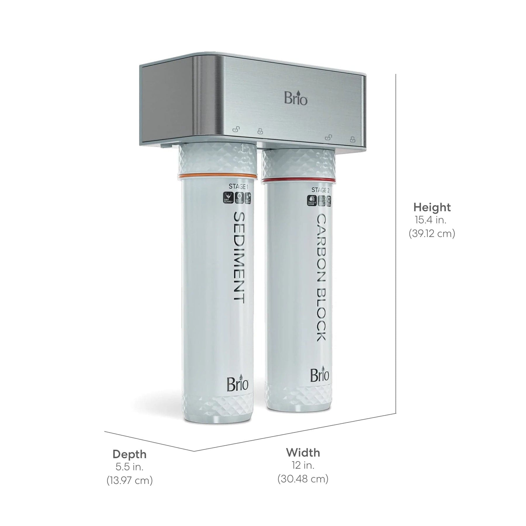 Brio 2-Stage Undersink Filtration System