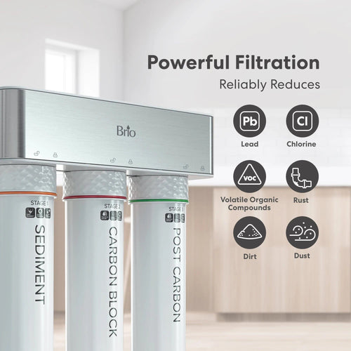 Brio 3-Stage Undersink Filtration System