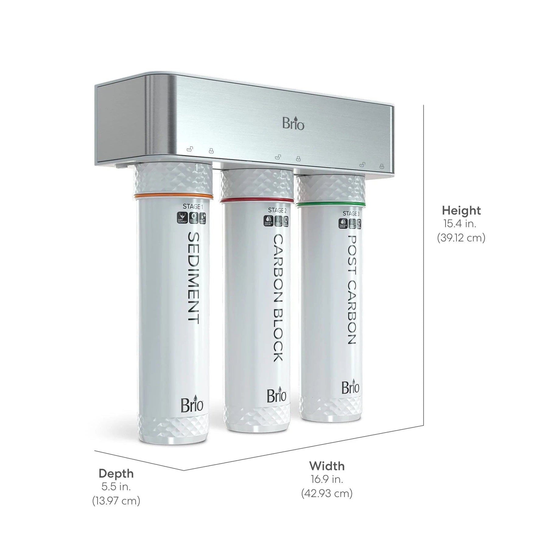 Brio 3-Stage Undersink Filtration System