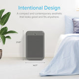 Lago 322 Sq. Ft. 3-Stage Filter Air Purifier Gray